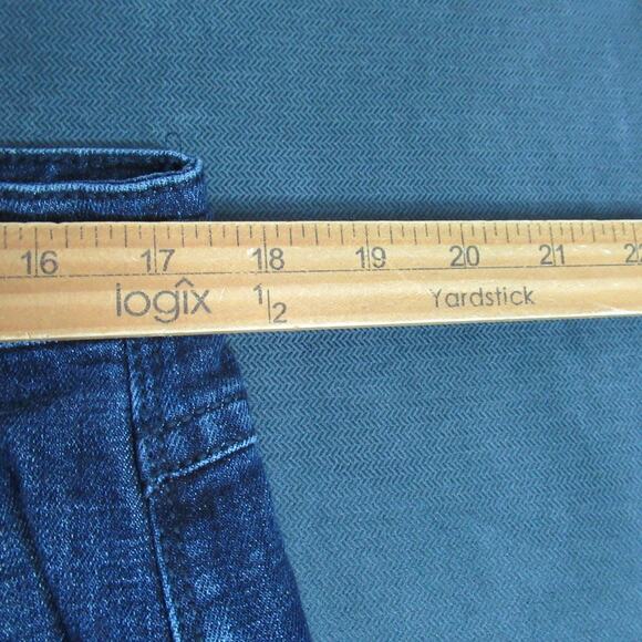 TK Axel Jeans Mens Size 34x30 Blue Slim Boot Denim Cowboy Western Biker Moto - Picture 5 of 12